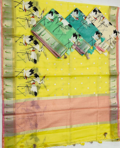 Kota classic weaving sarees