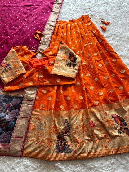 Dola Silk 3D Weaving Lehenga sets