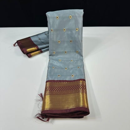 Vintage semi Gadwal traditional pattu sarees