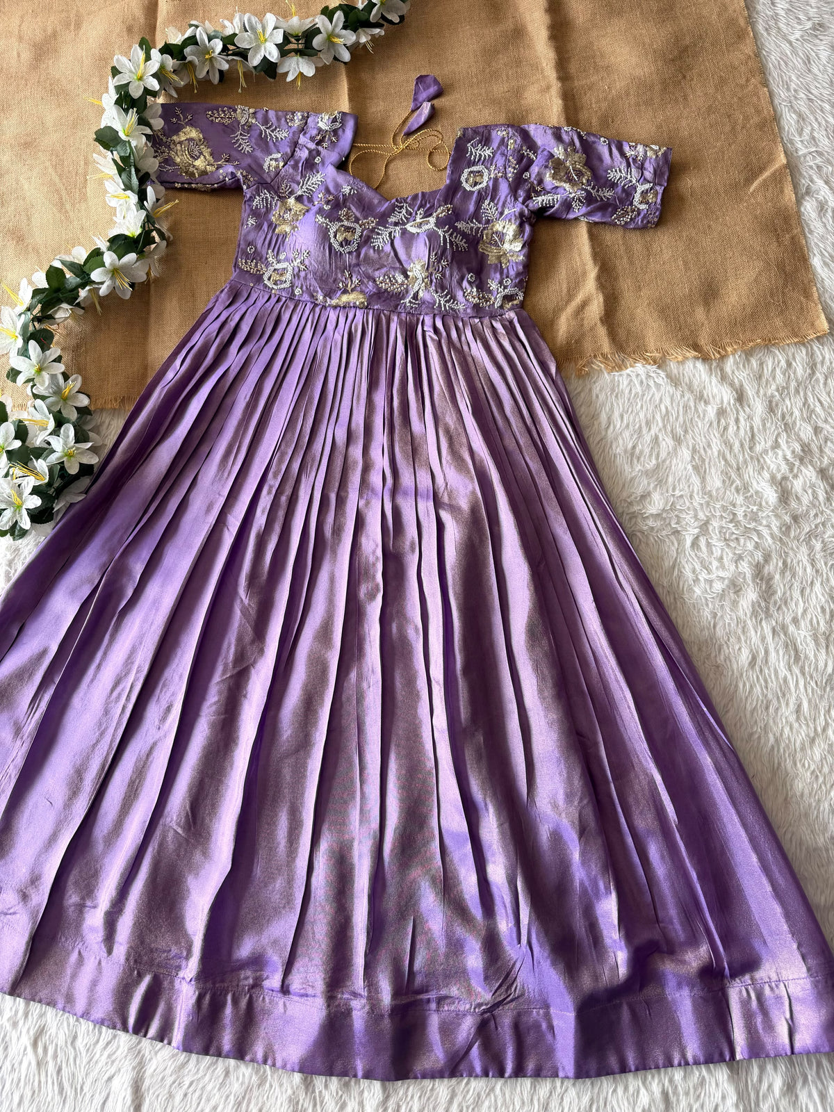 Party wear Maggam work gown