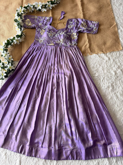 Party wear Maggam work gown