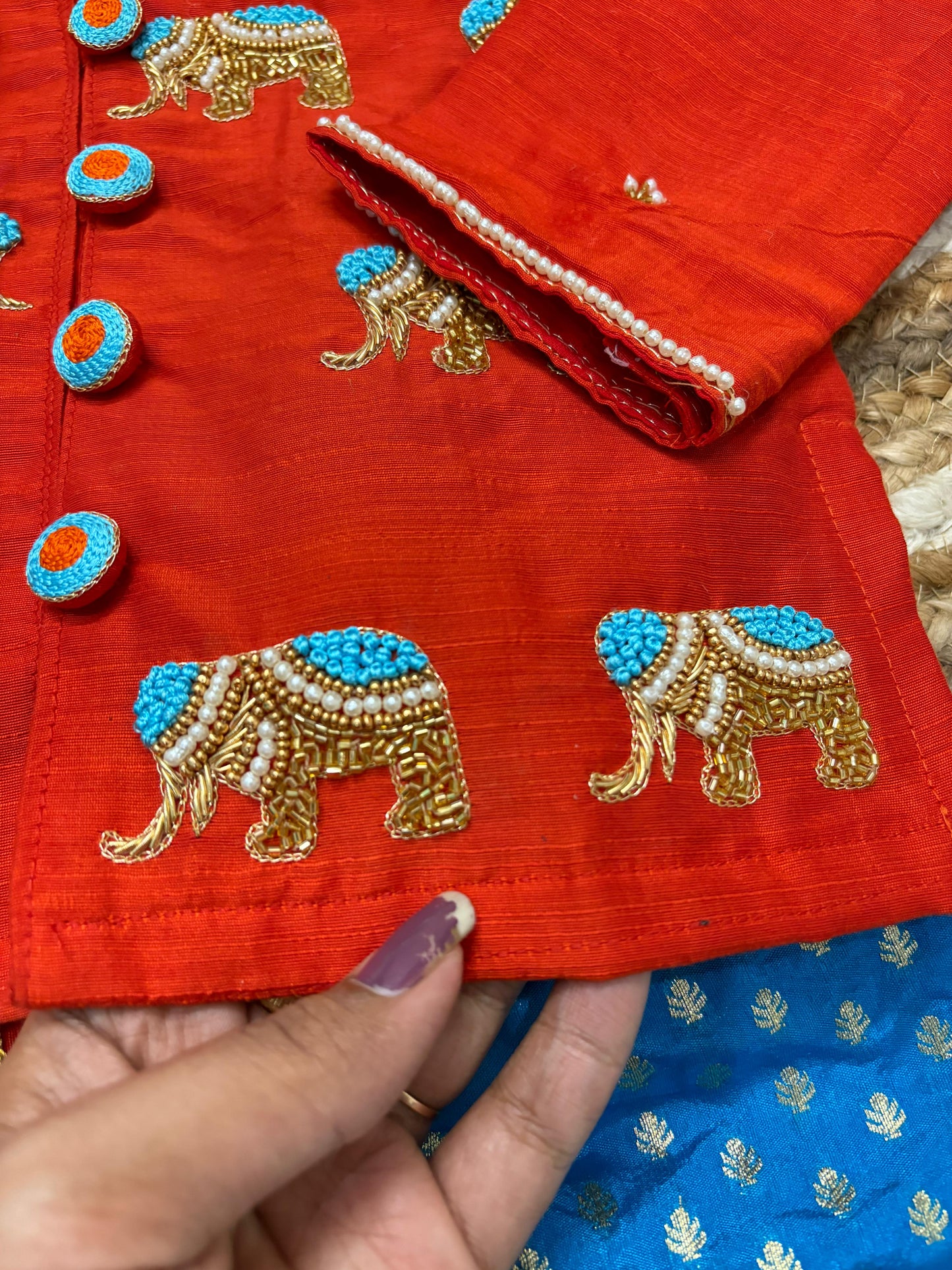 Cute Kid Boys dhoti  festival set