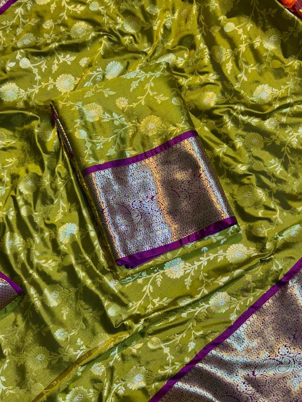 Katan soft silk trending viral vintage saree