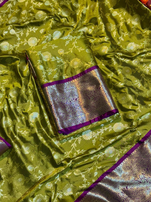 Katan soft silk trending viral vintage saree