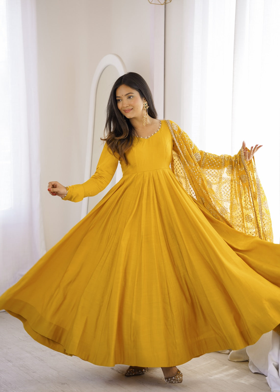 Colourfull & Fresh Look Outfit Is Perfect For Upcoming Festivities And Wedding Anarakali sets