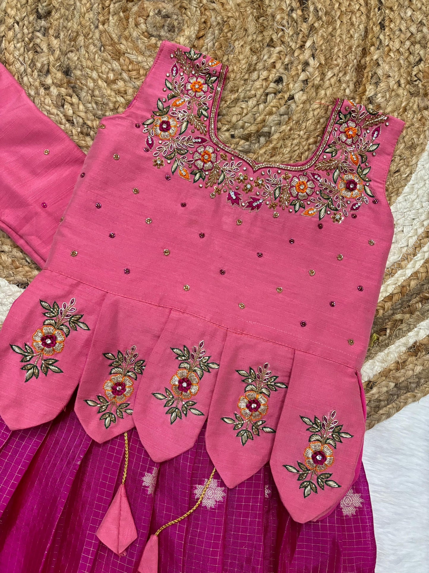 Pure maggam Sankranthi special  kids boys and girl festival sets