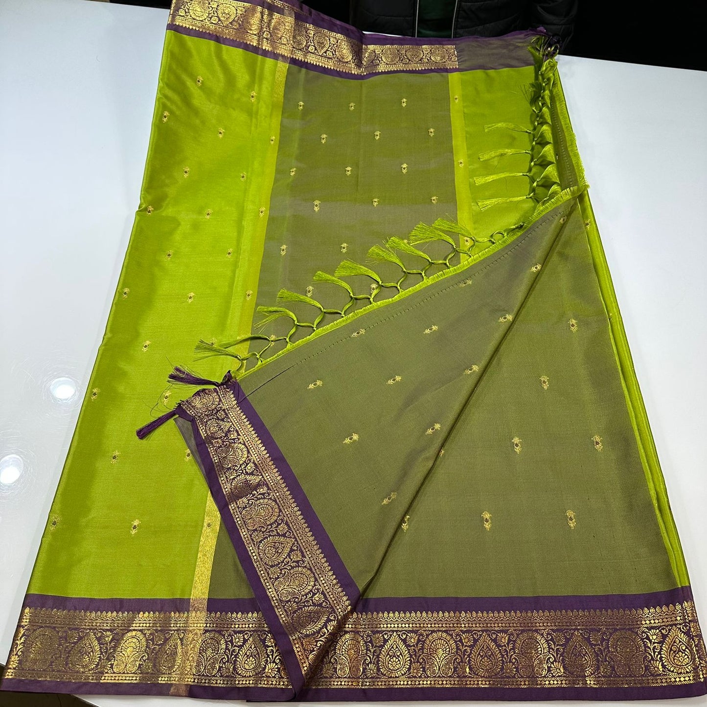 Vintage semi Gadwal traditional pattu sarees