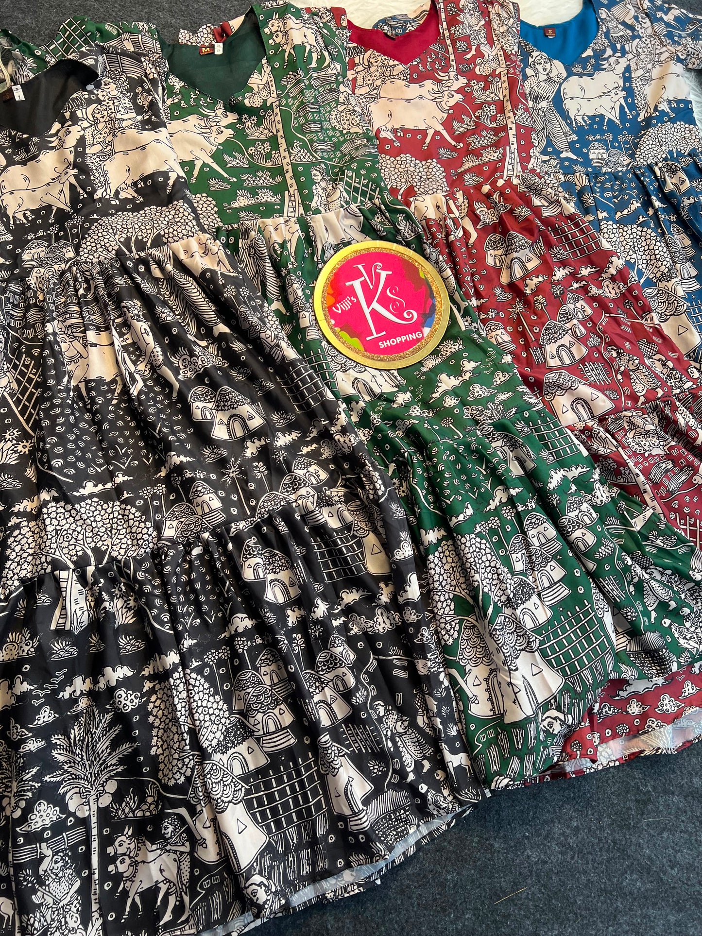 Muslim cotton cafe village style gowns