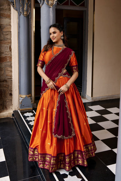 Tarika south india style designer lehenga