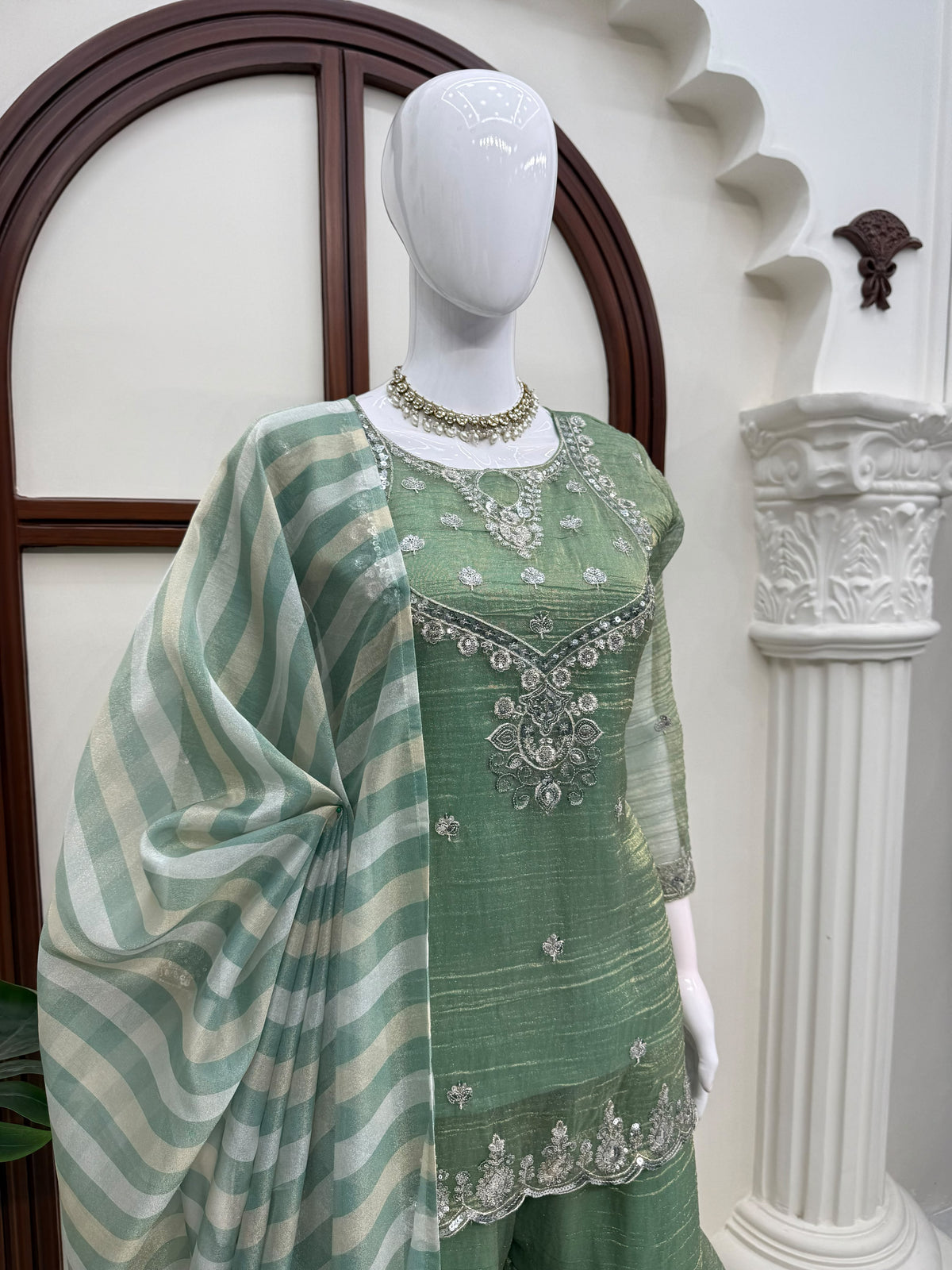 Anarkali model Sharara sets