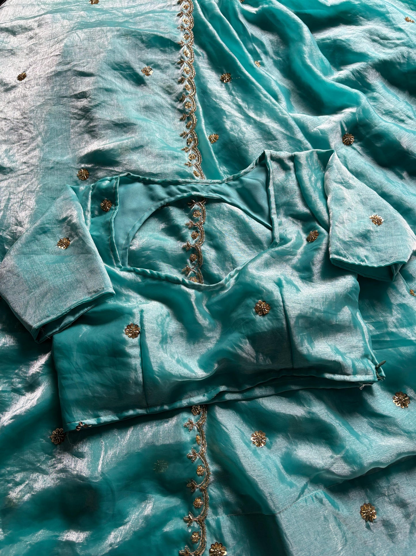 Pure premium silk lehenga  with Unstitched blouse