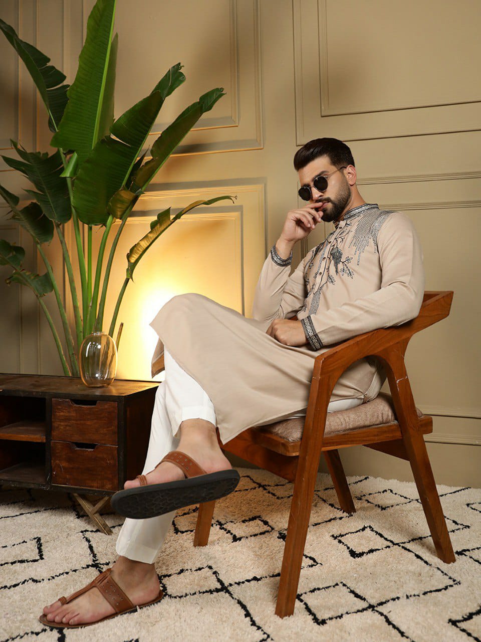 Gents work Embroidery kurta sets