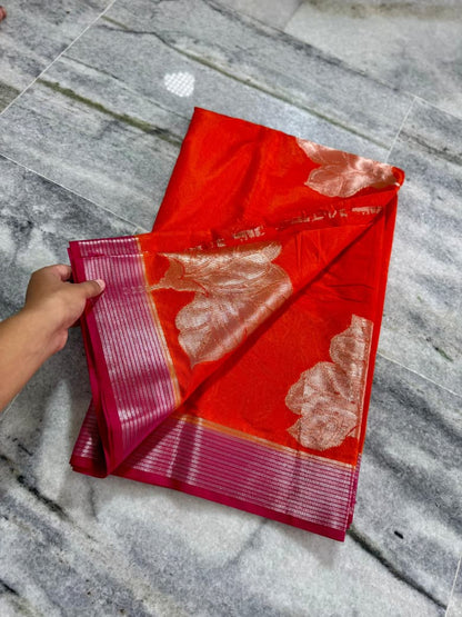 Katan Kanchi Handloom Silk Classic Trendy Saree