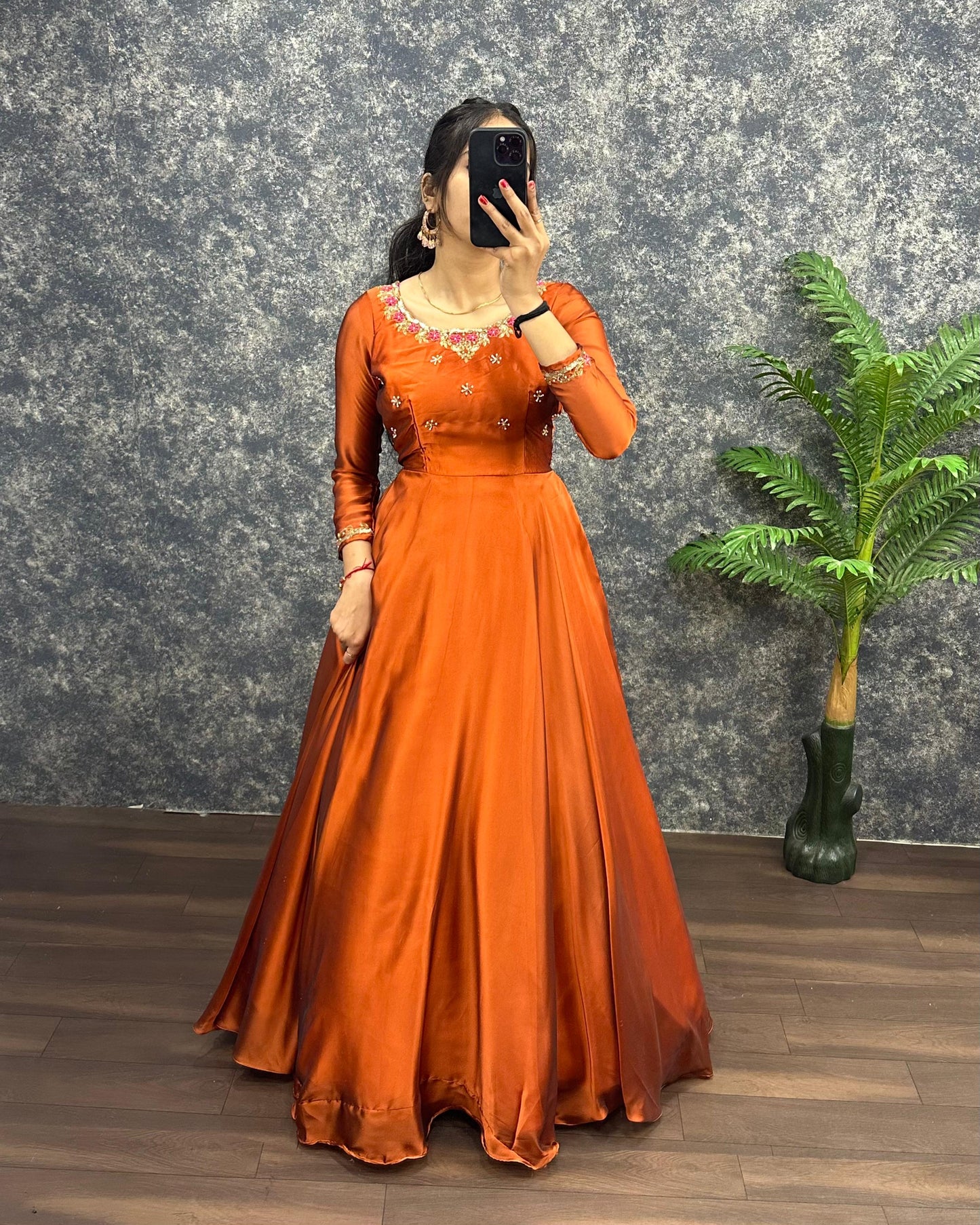Rangoli classic work gowns