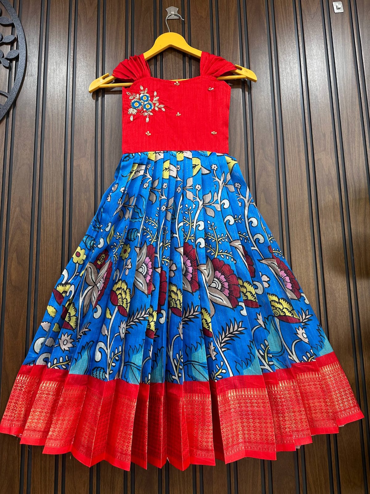 Kids Kalamkari fusion gowns