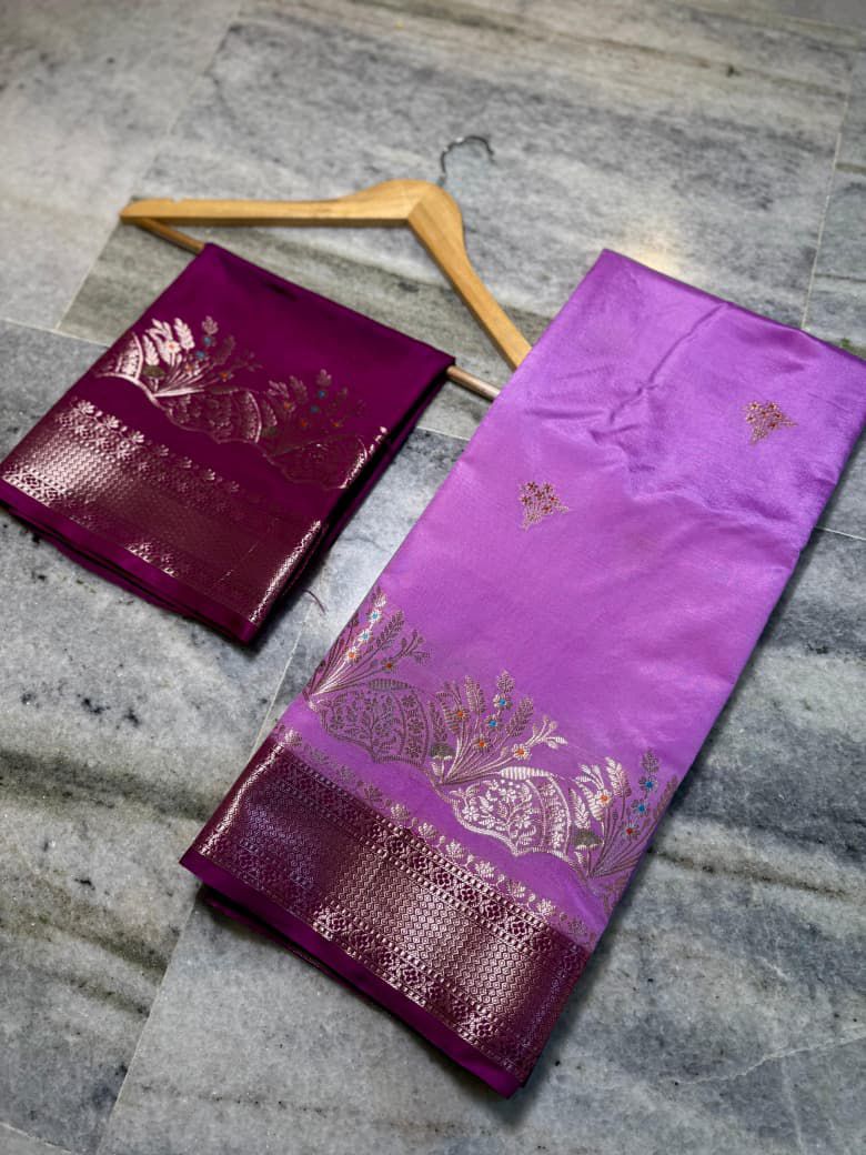 Vintage Katan silk premium Desginer saree