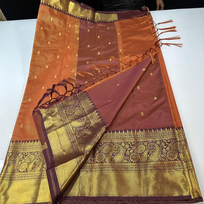 Viral vintage semi premium soft silk Gadwal saree