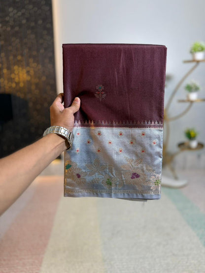 Banarasi fancy trending Alfi designer saree