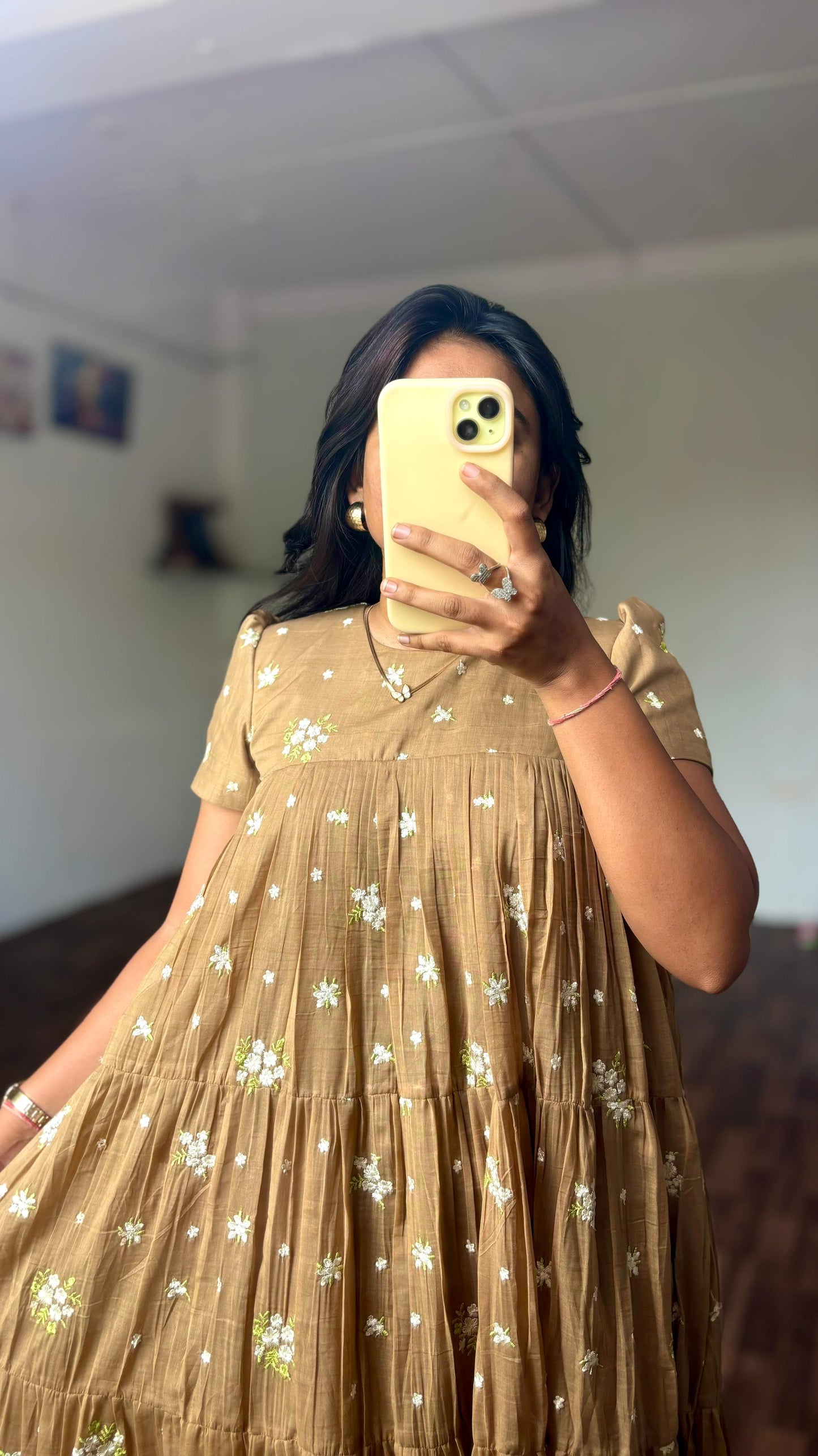 Cafe elegance Mul Chanderi gowns