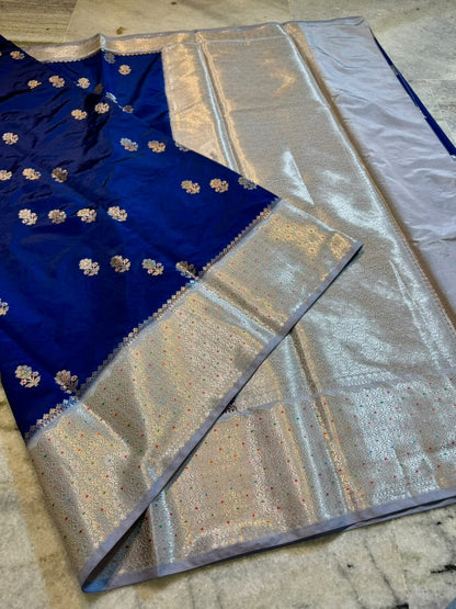Banarasi katan zari soft fab budget sarees