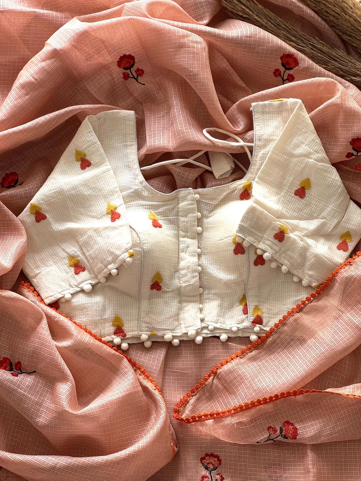 Komali Kota Doriya premium Saree with stitched blouse