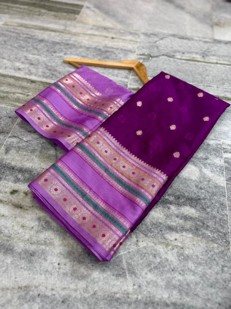 Budget Vintage Saree with classic warm silk