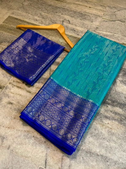 Banarasi trendy rao mango soft silk  sarees