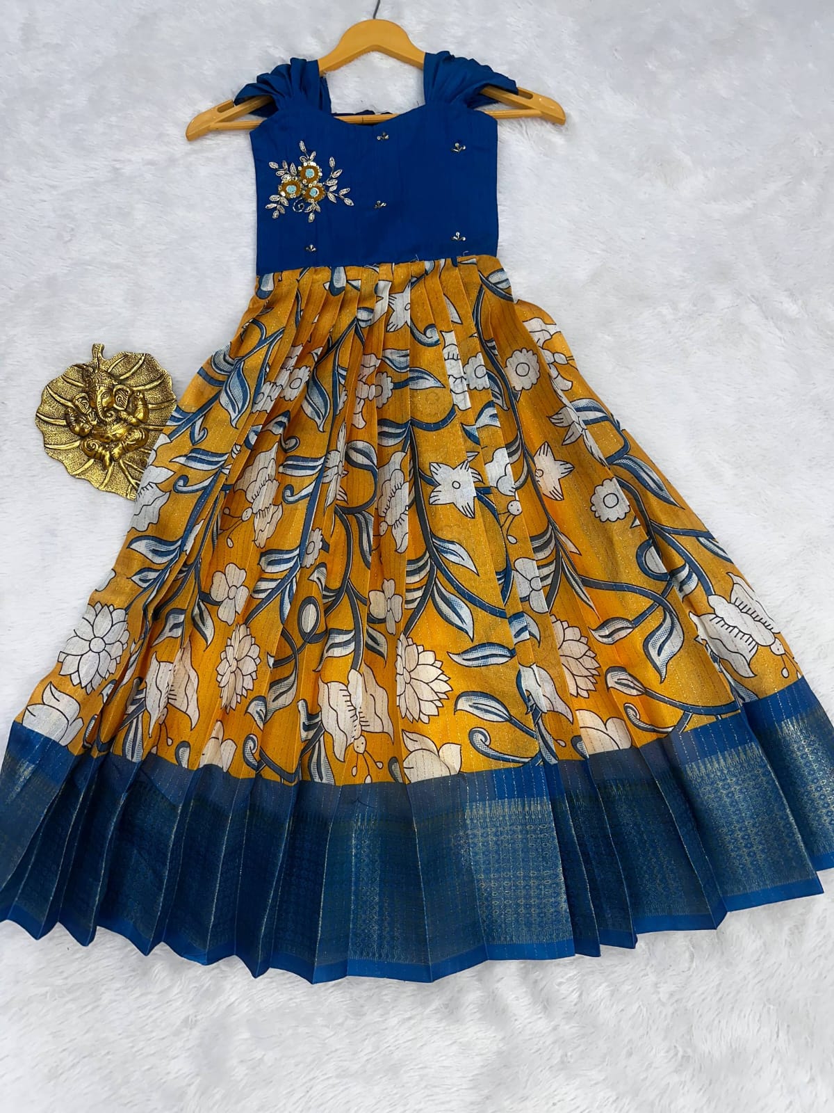 Kids Kalamkari fusion gowns