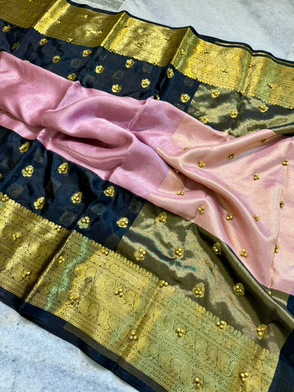 Banarasi katan tissues budget ghungroo saree