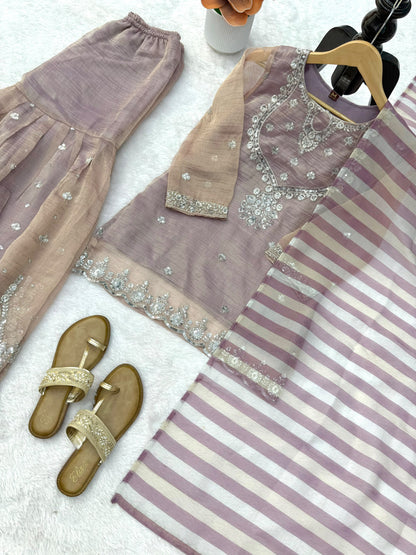 Anarkali model Sharara sets