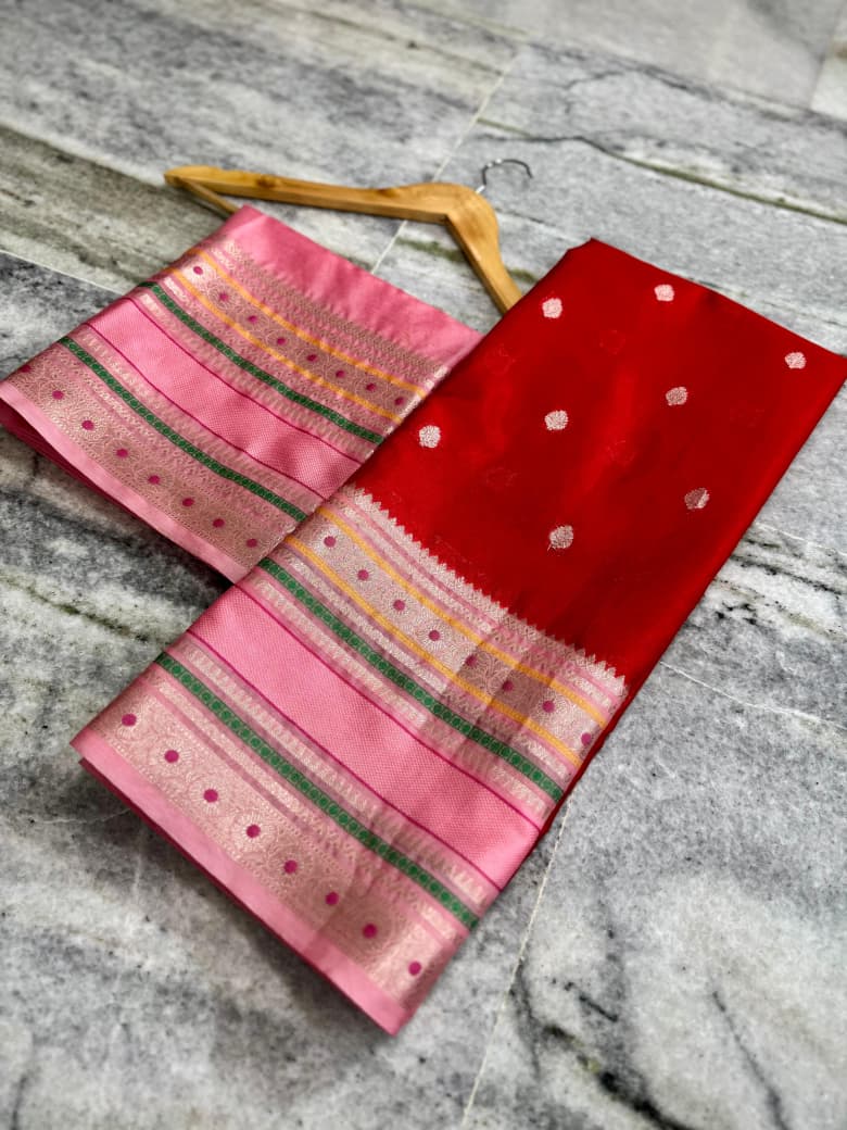 Budget Vintage Saree with classic warm silk
