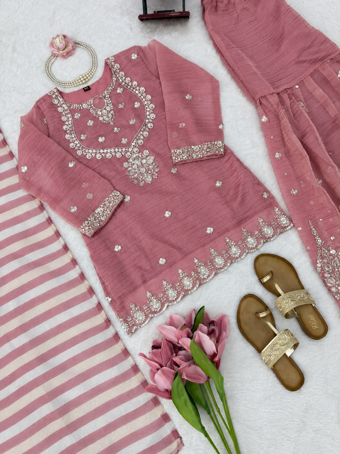 Anarkali model Sharara sets