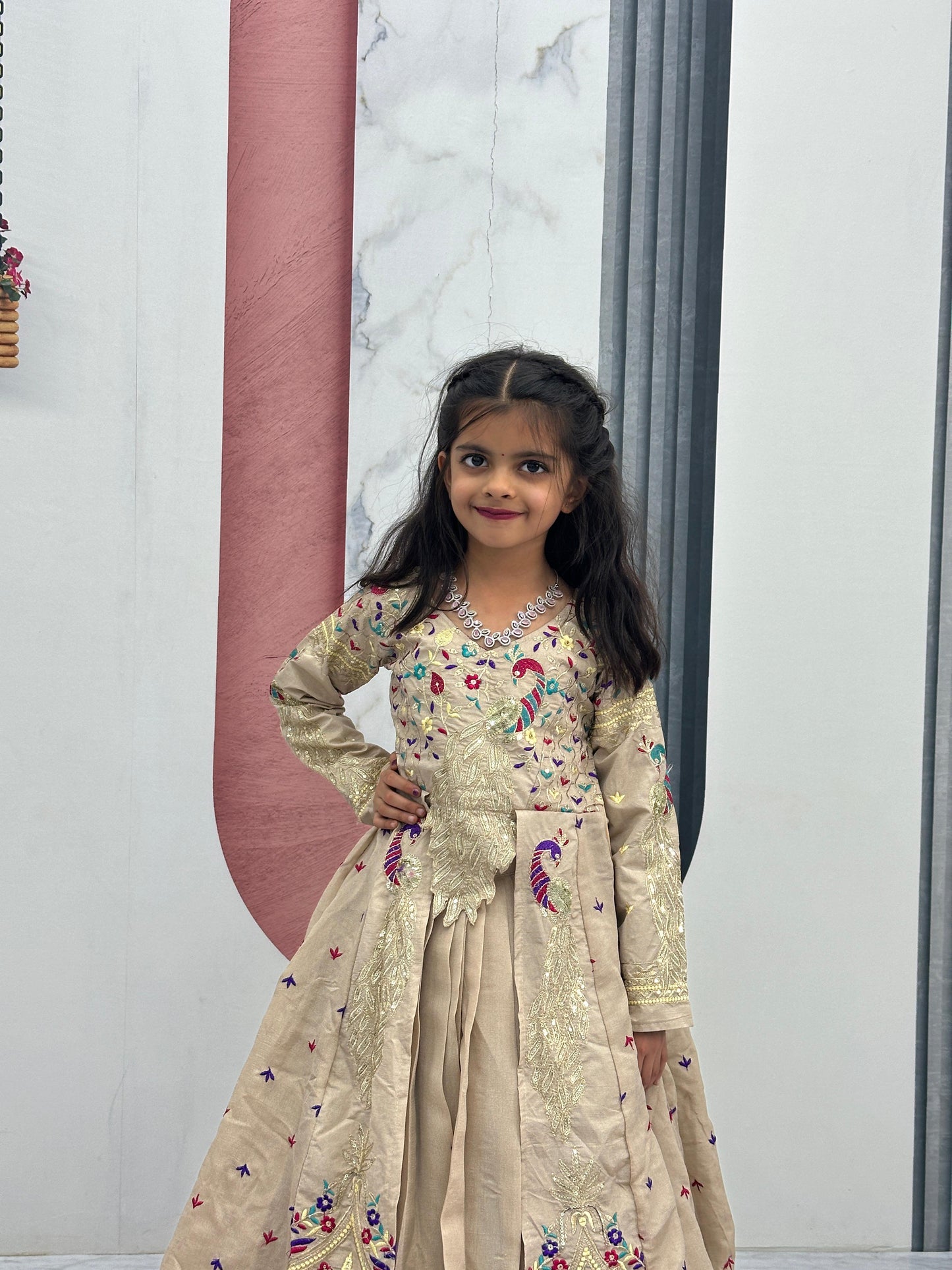 Kids cute peacock Desginer sets