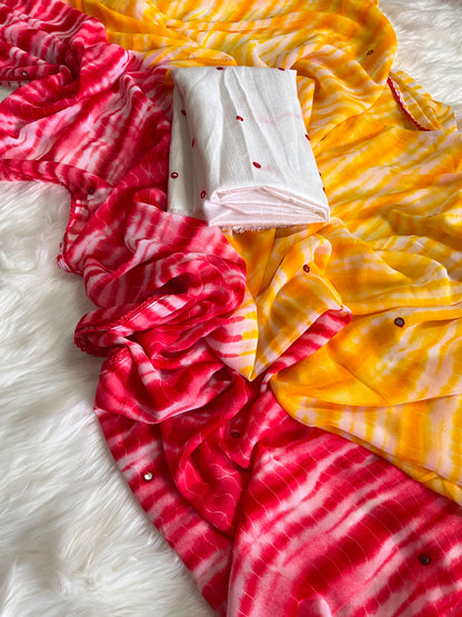 Budget georgette printed sarees