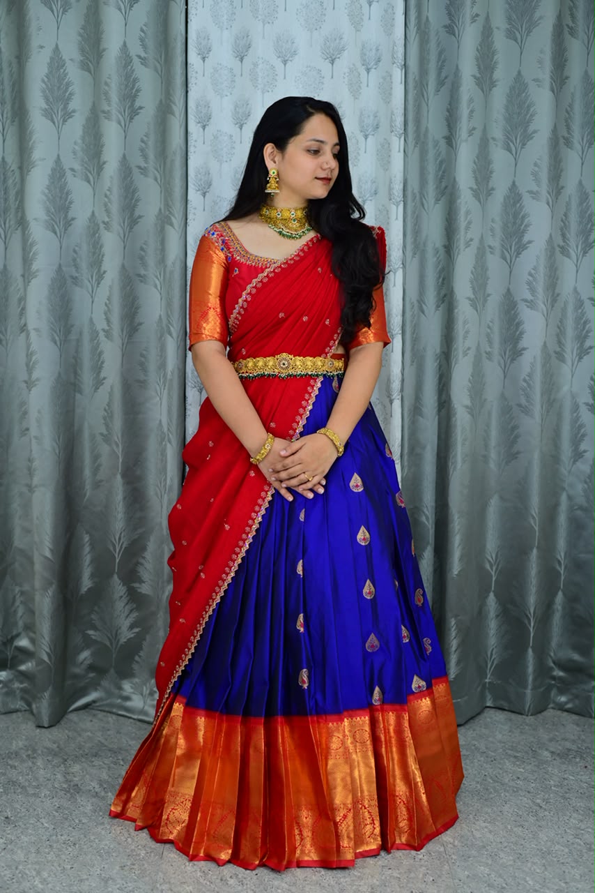 ROYAL SEMI GADWAL COLLECTION  MAGGAM SETS