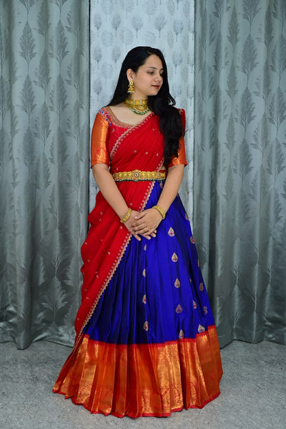 ROYAL SEMI GADWAL COLLECTION  MAGGAM SETS