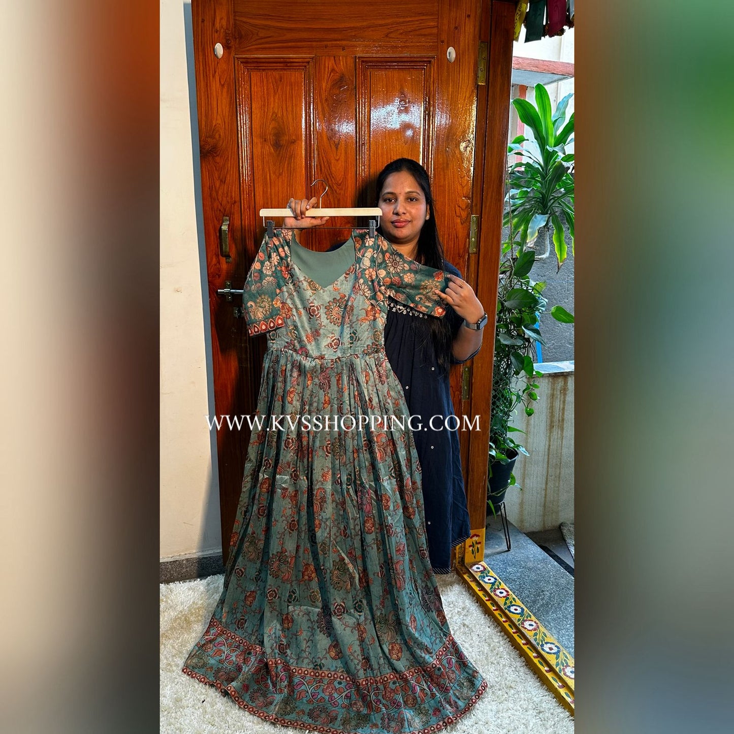 Anarkali Kalamkari designer Gowns