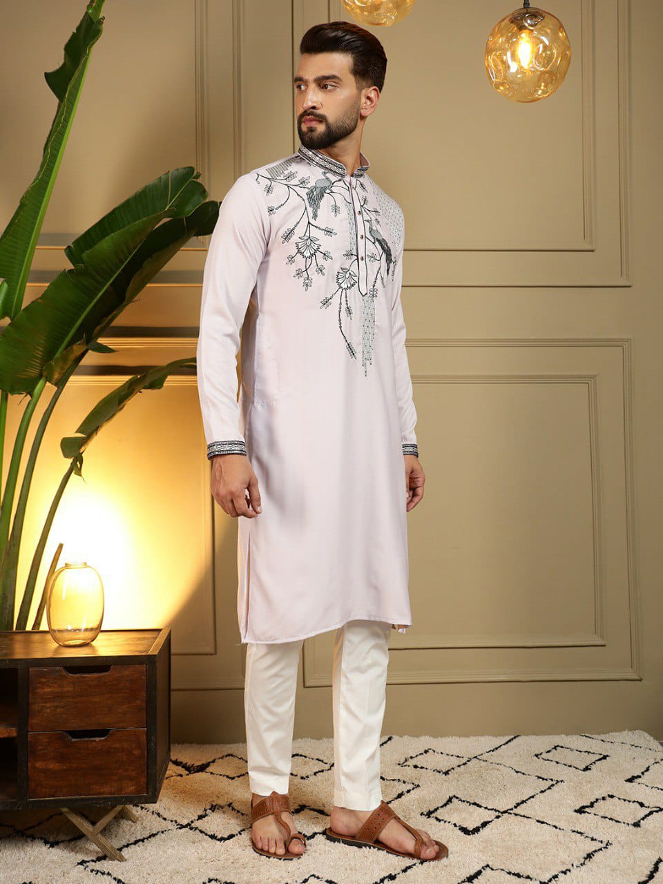 Gents work Embroidery kurta sets