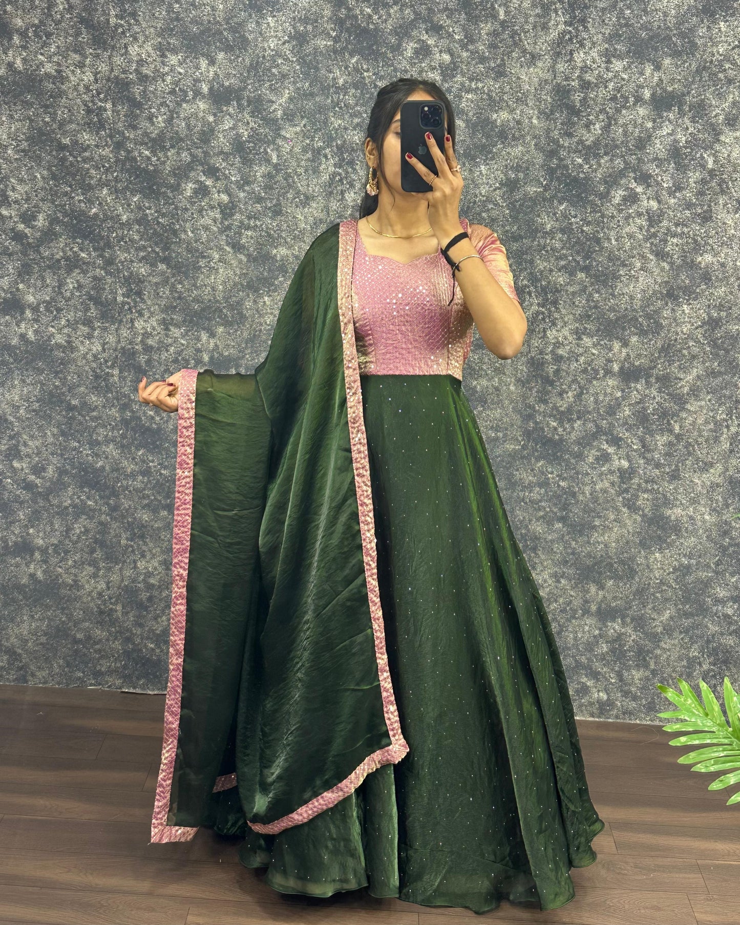 Café Style Soft fendy gowns