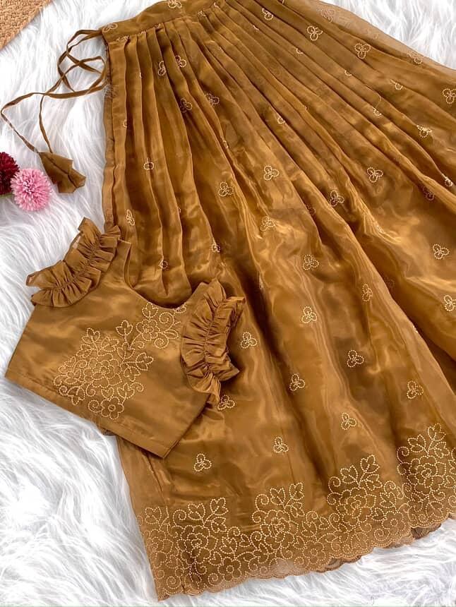 Twirl style Kids ruffles gowns