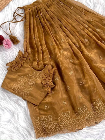 Twirl style Kids ruffles gowns