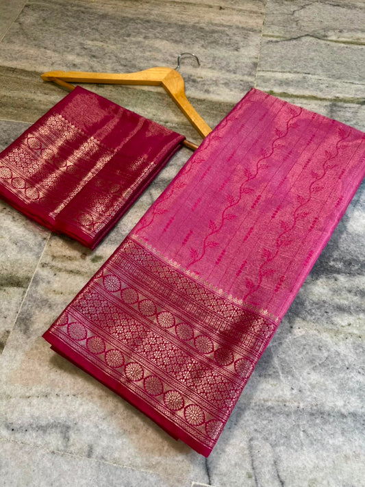 Banarasi trendy rao mango soft silk  sarees