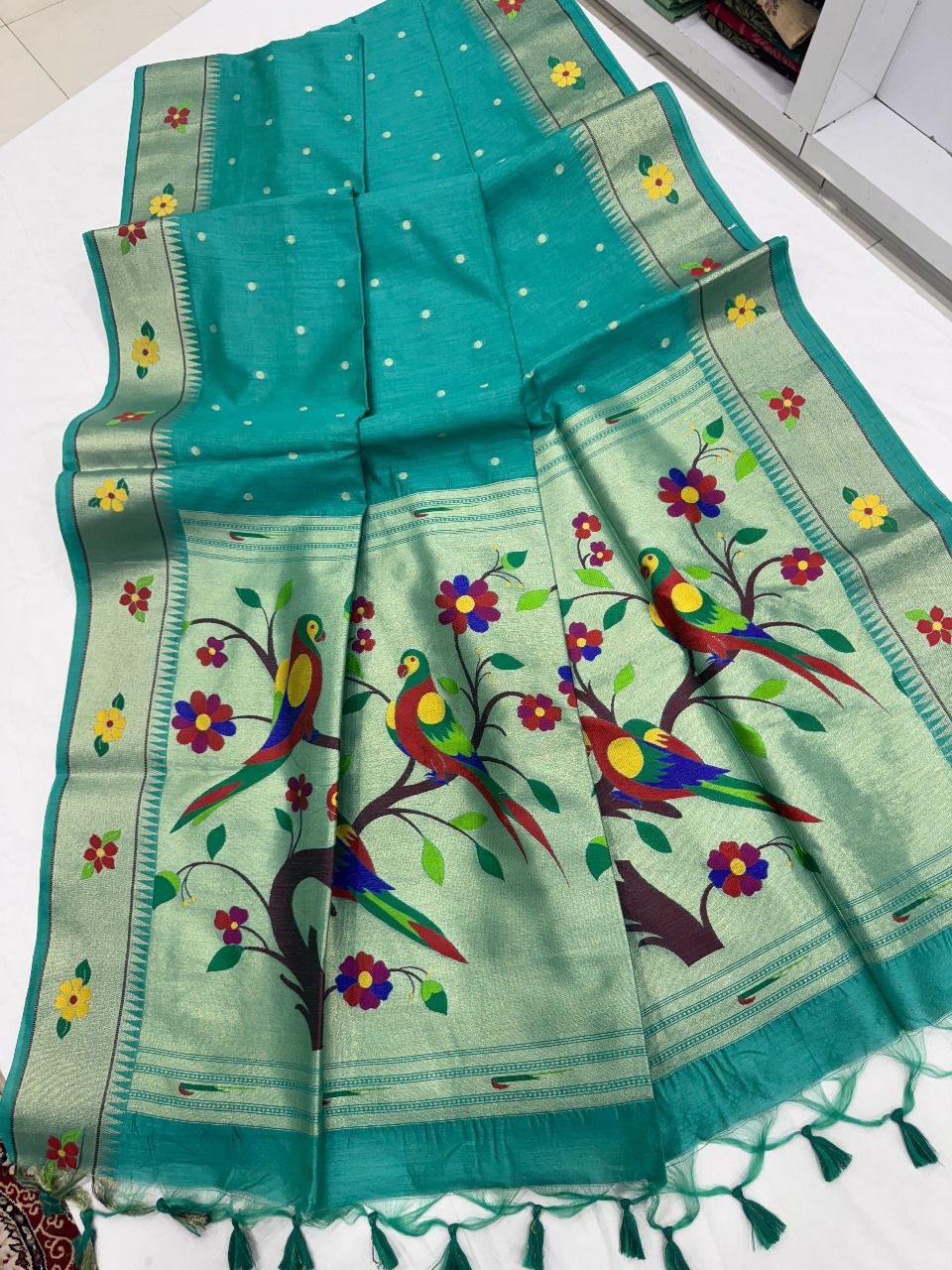Tussar silk  Paithani Classic sarees