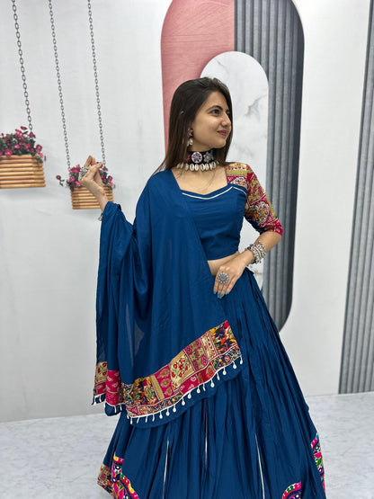 Navarathri dance lehenga Pure Cotton Dance
