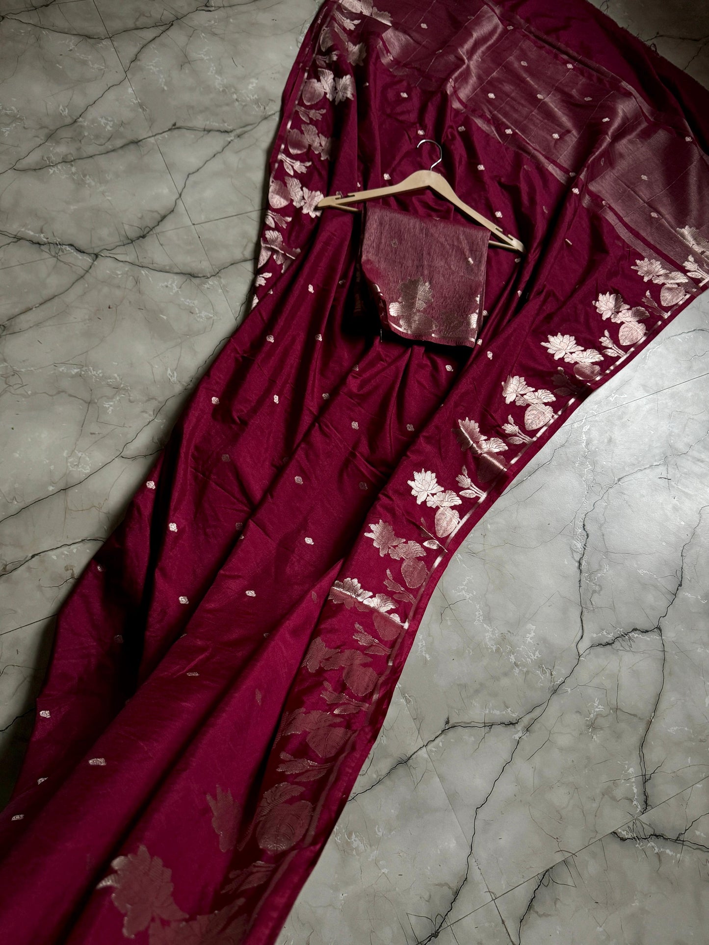Banarasi Semi Katan silk budget sarees