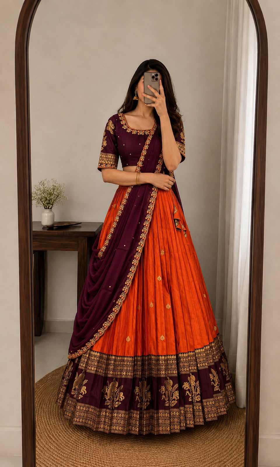Kanjivaram sravanamasam Designer semiPattu Lehenags