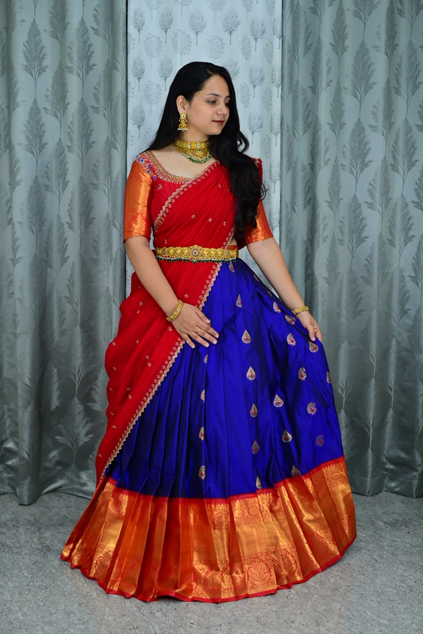 ROYAL SEMI GADWAL COLLECTION  MAGGAM SETS