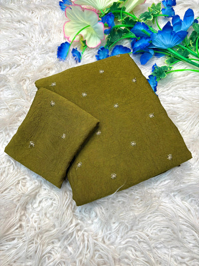 Budget Desginer Butta simple wear saree