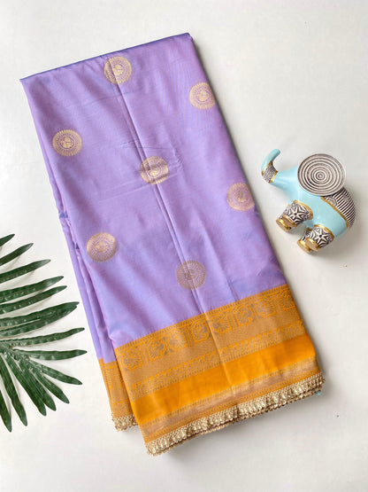 Soft silk sarees with Designer pallu