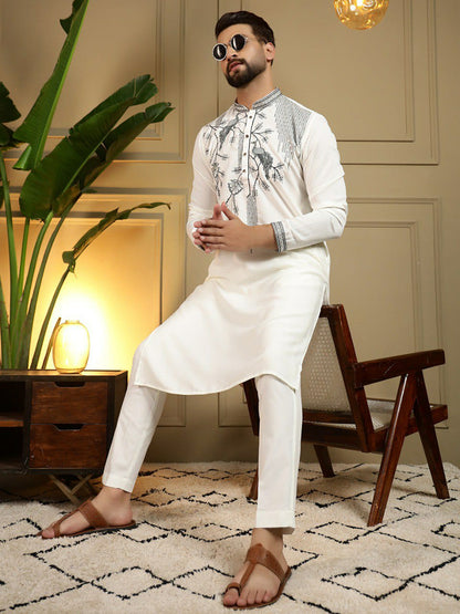 Gents work Embroidery kurta sets